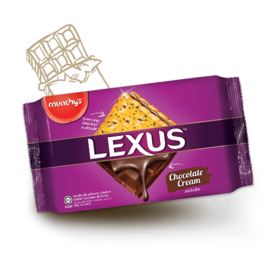 MUNCHY'S LEXUS CHOCOLATE SANDWICH 190GM