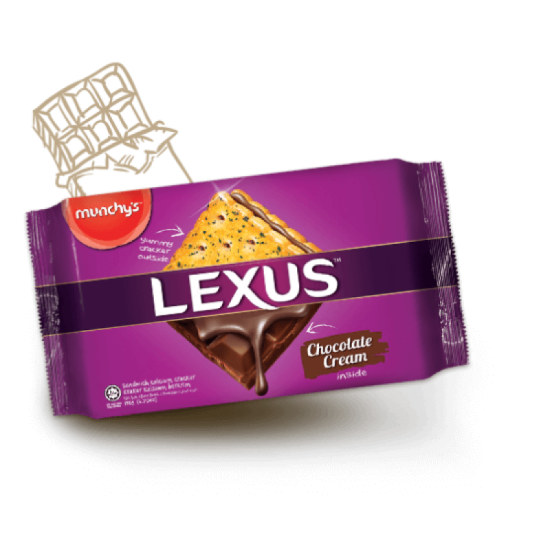 MUNCHY'S LEXUS CHOCOLATE SANDWICH 190GM