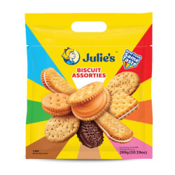 JULIE'S BISCUIT ASSORTIES 289GM JULIE'S BISCUIT ASSORTIES 289GM