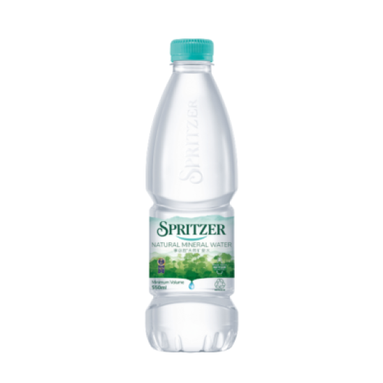 SPRITZER NATURAL MINERAL WATER 550ML