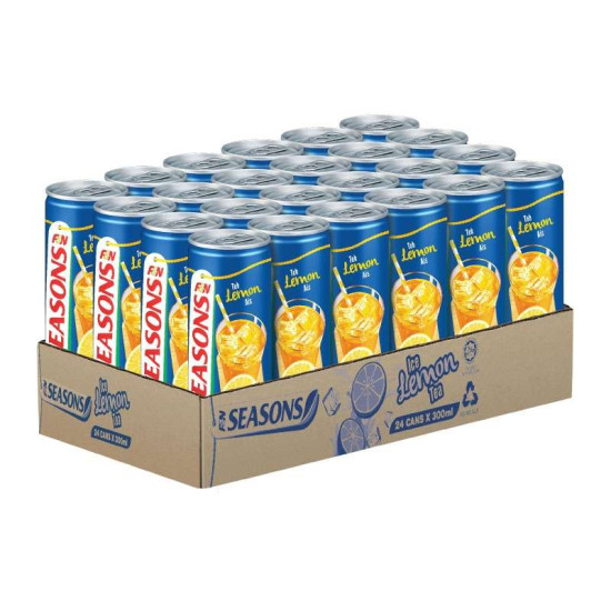 F&N SEASONS ICE LEMON TEA 300ML*24 F&N SEASONS ICE LEMON TEA 300ML*24