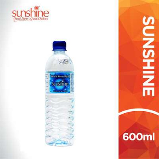 SUNSHINE MINERAL WATER 600ML