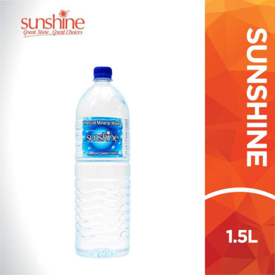 SUNSHINE MINERAL WATER 1.5L