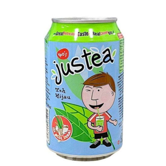 YEO'S JUSTEA GREEN TEA ALOE VERA 300ML