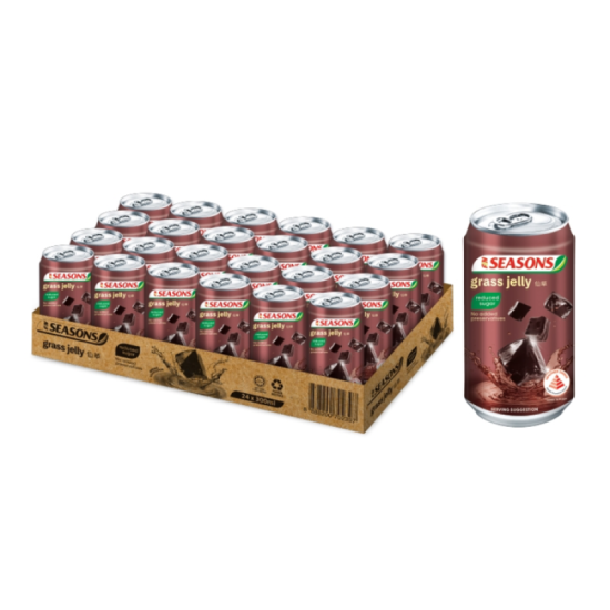 SEASONS GRASS JELLY 300ML*24 SEASONS GRASS JELLY 300ML*24