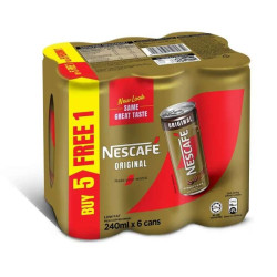 NESCAFE ORIGINAL CAN (5+1) 240ML*6