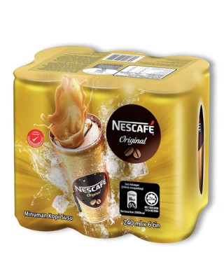 NESTLE NESCAFE ORIGINAL CAN 240ML*6