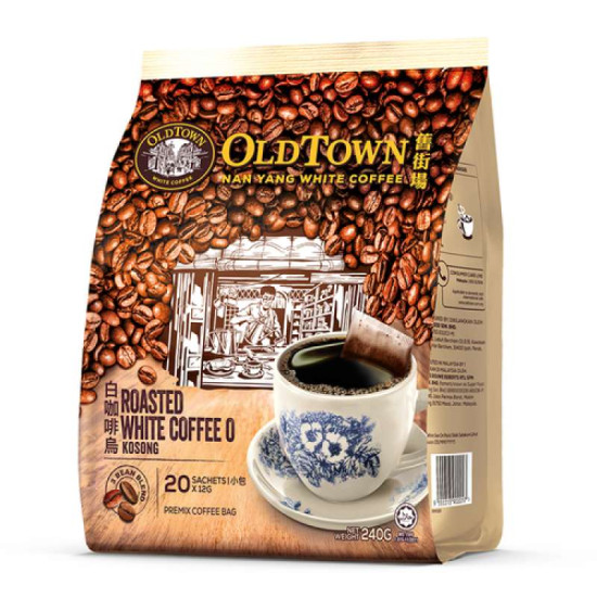 OLD TOWN NANYANG ROASTED WHITE COFFEE O NO SUGAR 1