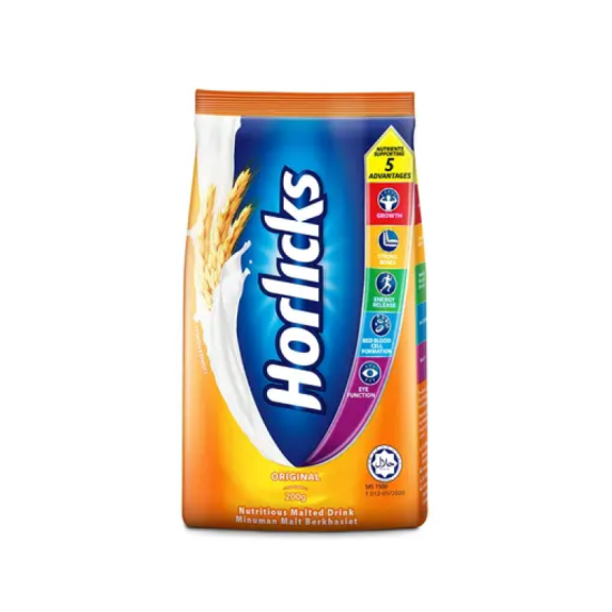 HORLICKS ORIGINAL POUCH 200GM