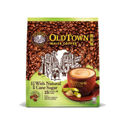 OLD TOWN CANE SUGAR WHITE COFFEE 36GM*15 OLD TOWN CANE SUGAR WHITE COFFEE 36GM*15