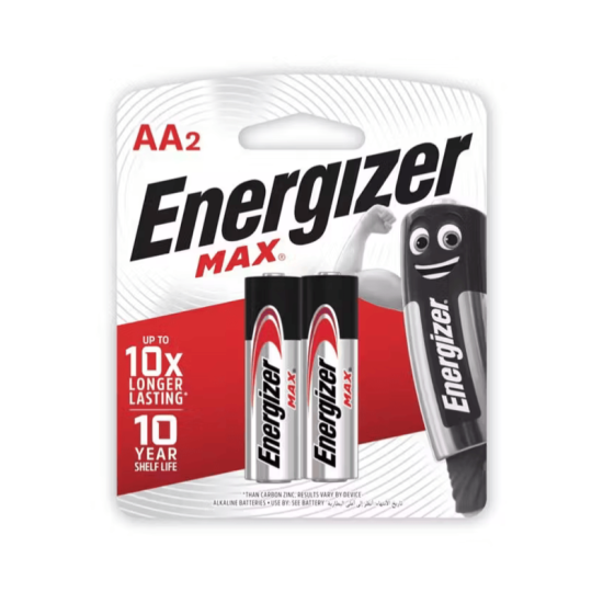 ENERGIZER AA 2PCS ALKALINE BATTERY E91BP2