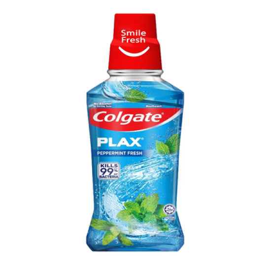 COLGATE PLAX MOUTHWASH - PEPPERMINT 250ML