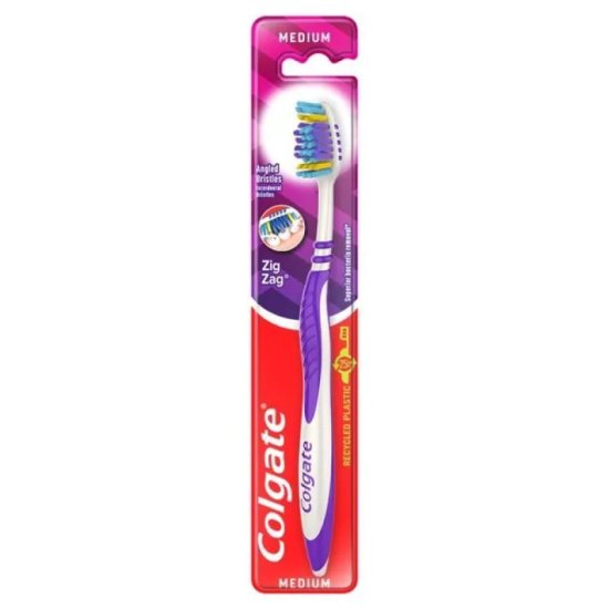 COLGATE TOOTHBRUSH ZIG ZAG - MEDIUM 1'S