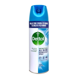 DETTOL DISINFECTANT SPRAY CRISP BREEZE (BLUE) 450m DETTOL DISINFECTANT SPRAY CRISP BREEZE (BLUE) 450m