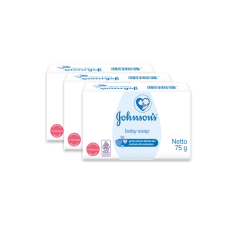 JOHNSON'S BABY SOAP REGULAR 75G*3 JOHNSON'S BABY SOAP REGULAR 75G*3
