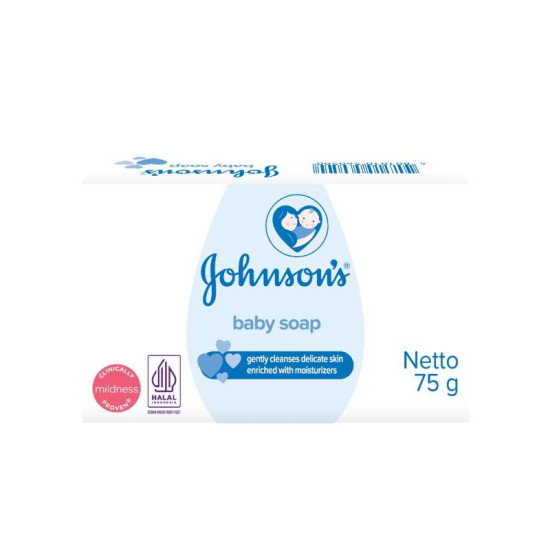 JOHNSON'S BABY SOAP REGULAR 75G*3