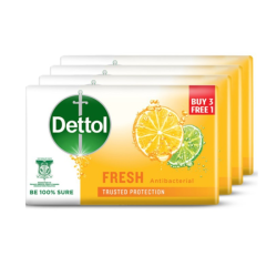 DETTOL SOAP - FRESH 100GM*3'S DETTOL SOAP - FRESH 100GM*3'S
