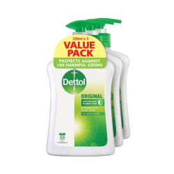DETTOL LIQUID HAND WASH PINE 250ML*3 DETTOL LIQUID HAND WASH PINE 250ML*3