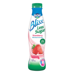 LACTEL BLISS LESS SUGAR YOGURT STRAWBERRY 700ML