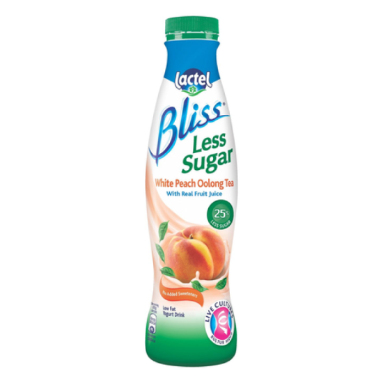 LACTEL BLISS LESS SUGAR WHITE PEACH OOLONG TEA 700G
