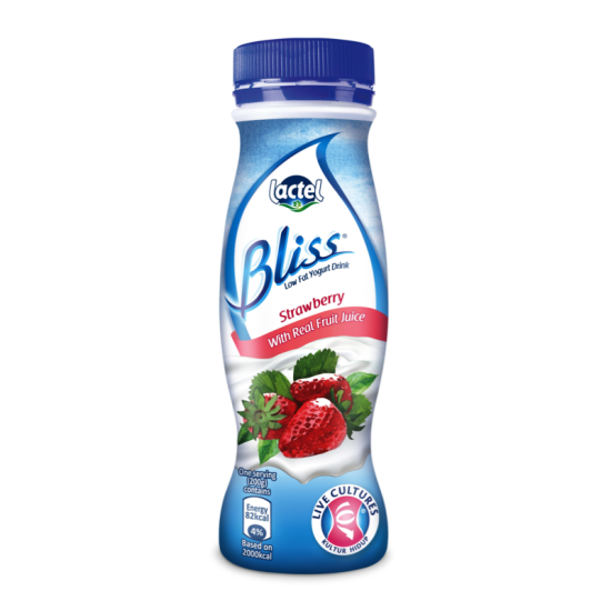 LACTEL BLISS YOGURT DRINK STRAWBERRY 200G