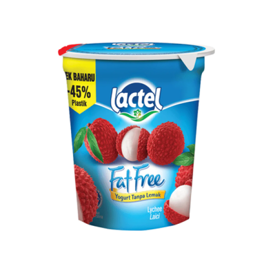 LACTEL FAT FREE YOGURT LYCHEE 130G