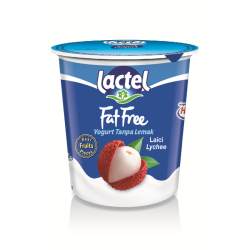 LACTEL FAT FREE YOGURT LYCHEE 130G LACTEL FAT FREE YOGURT LYCHEE 130G