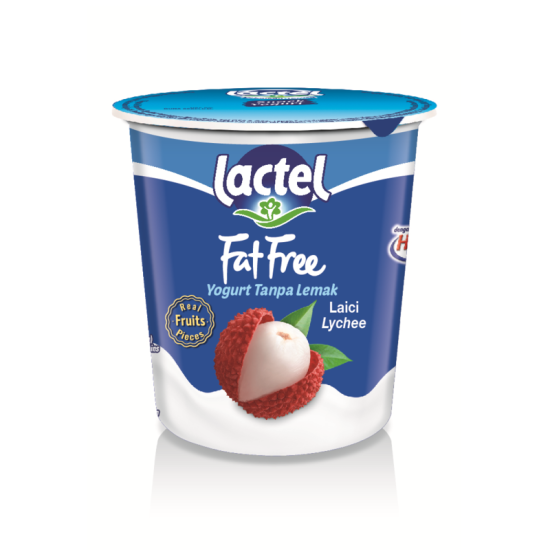 LACTEL FAT FREE YOGURT LYCHEE 130G