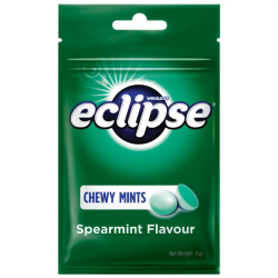 ECLIPSE CHEWY MINTS SPEARMINT 45GM ECLIPSE CHEWY MINTS SPEARMINT 45GM