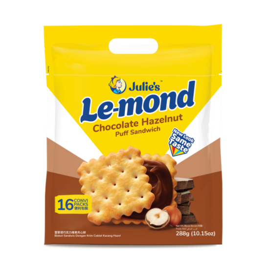 JULIE'S LEMOND CHOCOLATE HAZELNUT 288GM