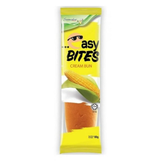 SAMUDRA EASY BITES CREAM BUN SWEET CORN 60GM