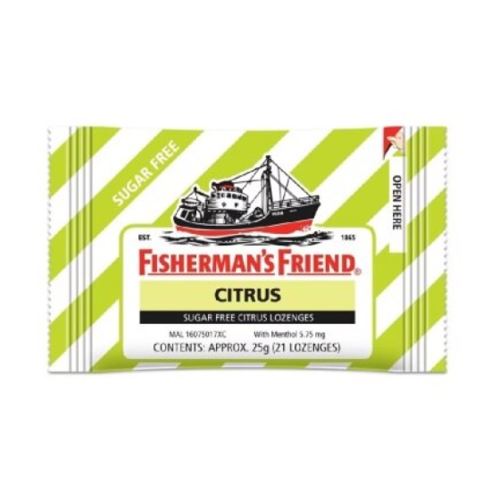 FISHERMAN'S FRIEND SUGARFREE CITRUS 25GM
