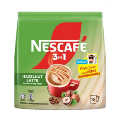 NESCAFE LATTE HAZELNUT 23G*15 NESCAFE LATTE HAZELNUT 23G*15