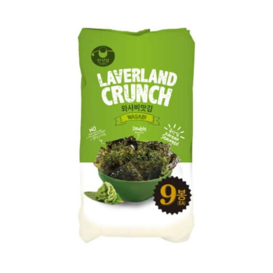 MANJUN LAVERLAND WASABI SEAWEED 4.5GM*9P