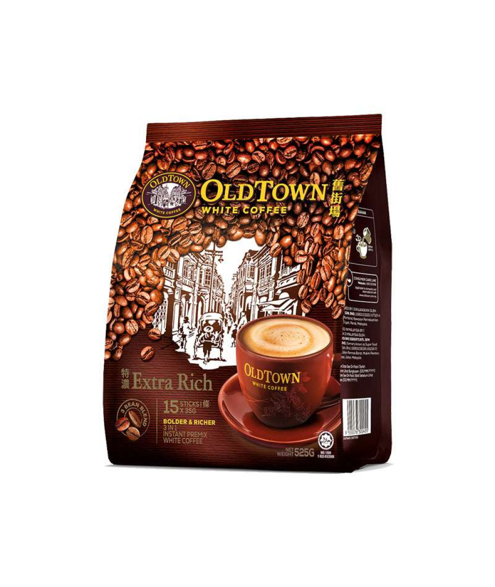 OLD TOWN EXTRA RICH WHITE COFFEE 35GM*15