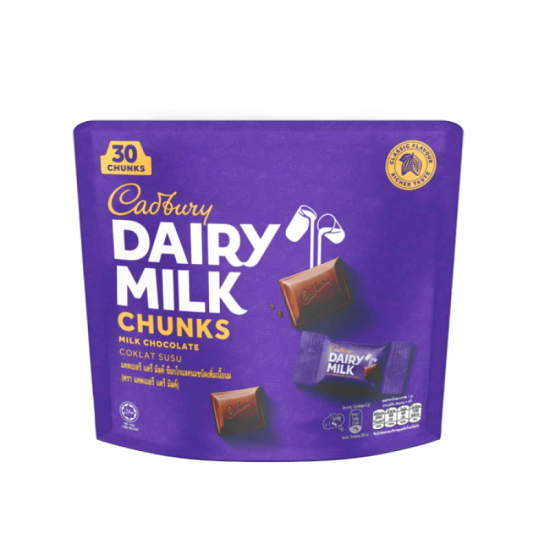 CADBURY MILK CHUNKS DOYBAG 135GM