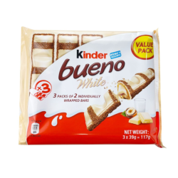 KINDER BUENO WHITE T6 FLOWPACK KINDER BUENO WHITE T6 FLOWPACK