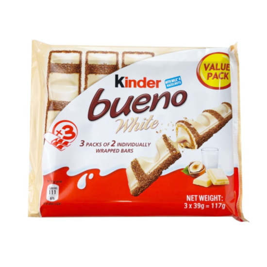 KINDER BUENO WHITE T6 FLOWPACK