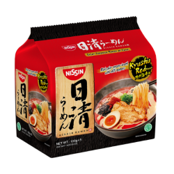 NISSIN JAPANESE RAMEN -  KYUSHU RED 106GM*5 NISSIN JAPANESE RAMEN -  KYUSHU RED 106GM*5