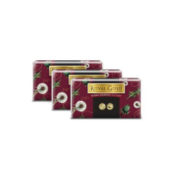 ROYAL GOLD WHITE SOFT PACK 50S*3 ROYAL GOLD WHITE SOFT PACK 50S*3