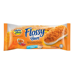 MIGHTY WHITE FLOSSY BUN-SPICY CHICKEN FLOSS 65GM MIGHTY WHITE FLOSSY BUN-SPICY CHICKEN FLOSS 65GM