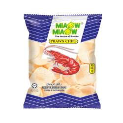 MIAOW MIAOW UDANG MAS PRAWN CHIP 45GM MIAOW MIAOW UDANG MAS PRAWN CHIP 45GM