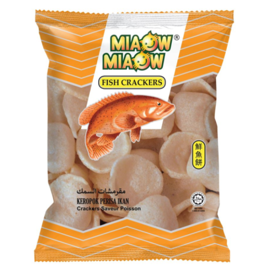 MIAOW MIAOW FISH CRACKER 50GM