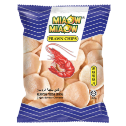 MIAOW MIAOW UDANG MAS PRAWN CHIP 120GM MIAOW MIAOW UDANG MAS PRAWN CHIP 120GM