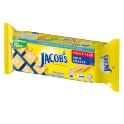 JACOB'S CREAM CRACKER REFILL 324GM JACOB'S CREAM CRACKER REFILL 324GM