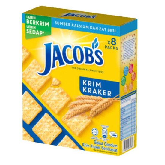 JACOB'S CREAM CRACKER MULTIPACK 216GM