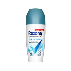 REXONA WOMEN DEO ROLL ON SHOWER CLEAN 45ML REXONA WOMEN DEO ROLL ON SHOWER CLEAN 45ML