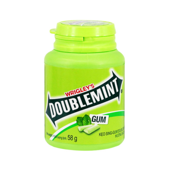 WRIGLEY'S DOUBLEMINT PEPPERMINT BOTTLE 40S