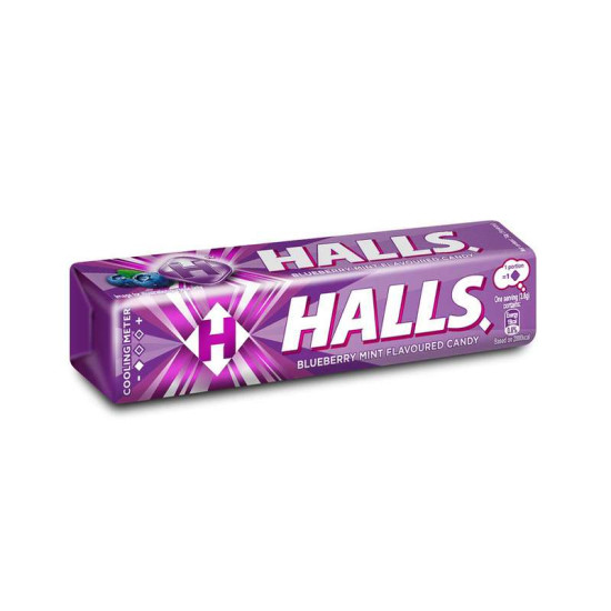 HALLS STICK BLUEBERRY 34GM