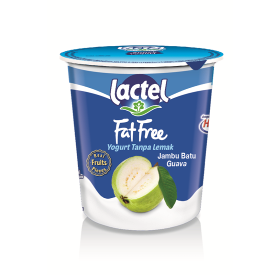 LACTEL FATFREE YOGURT GUAVA 130G